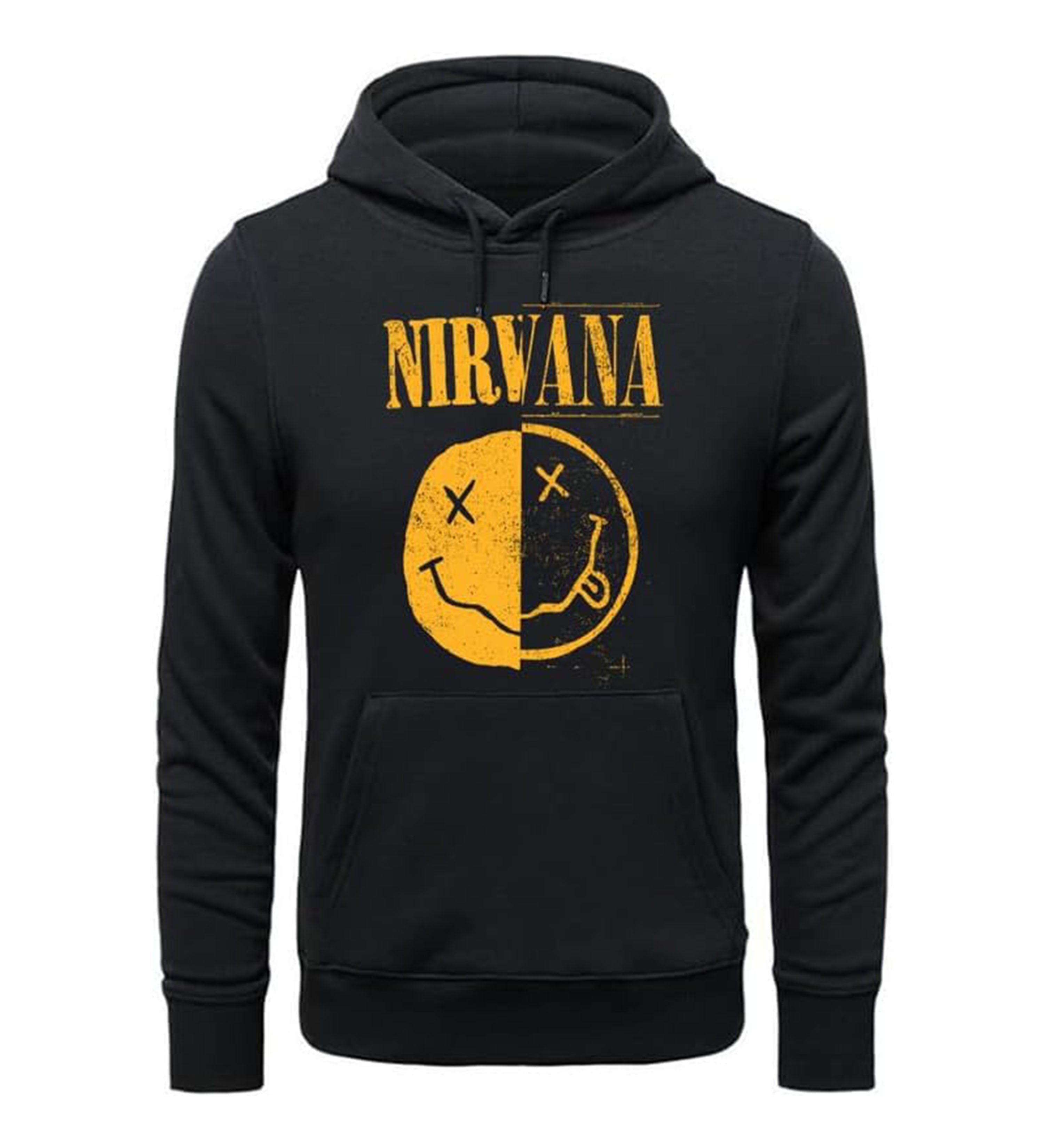 Nirvana's smiley face Smile Old School Rock Lover T-shirts Sleevless Hoodies S-3XL