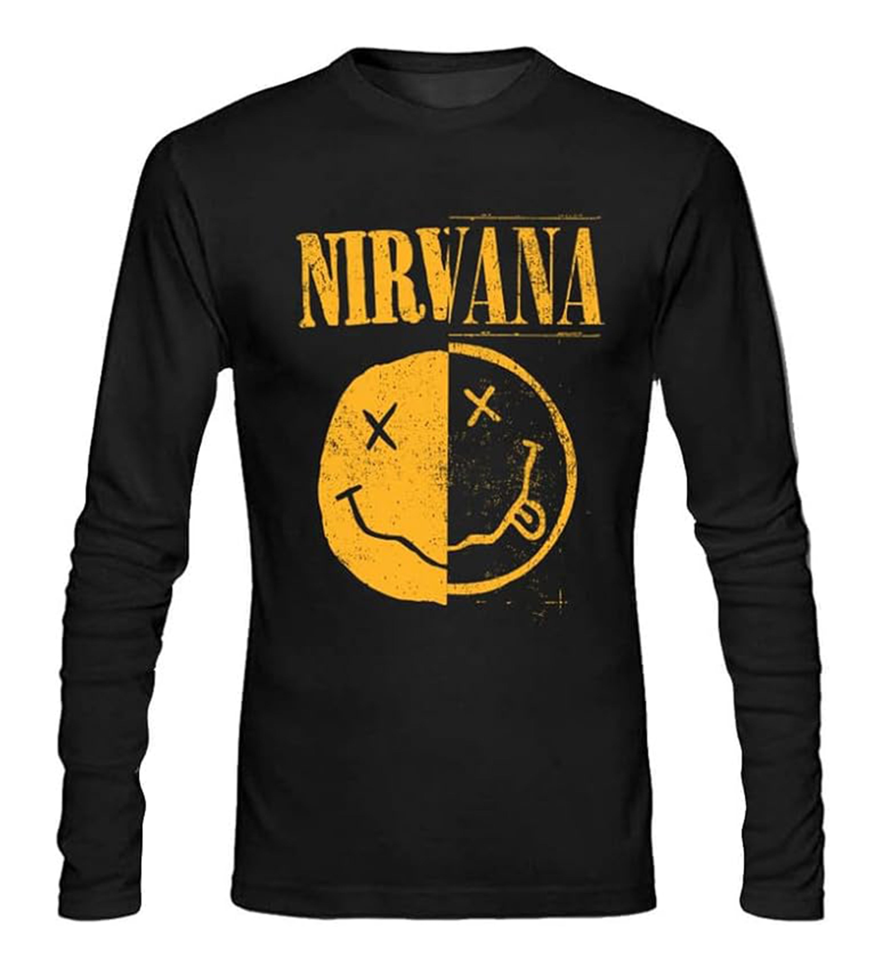 Nirvana's smiley face Smile Old School Rock Lover T-shirts Sleevless Hoodies S-3XL