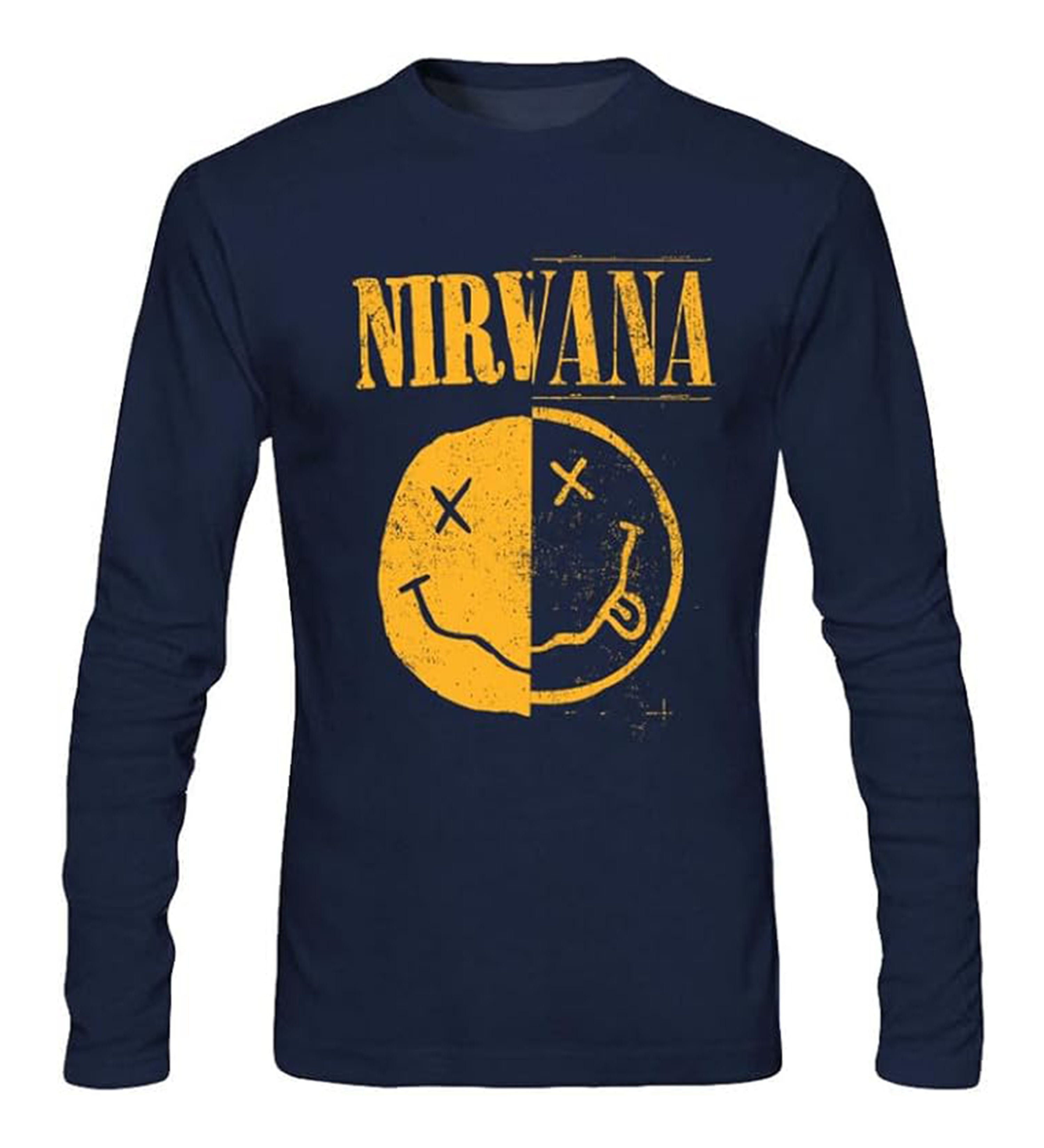 Nirvana's smiley face Smile Old School Rock Lover T-shirts Sleevless Hoodies S-3XL