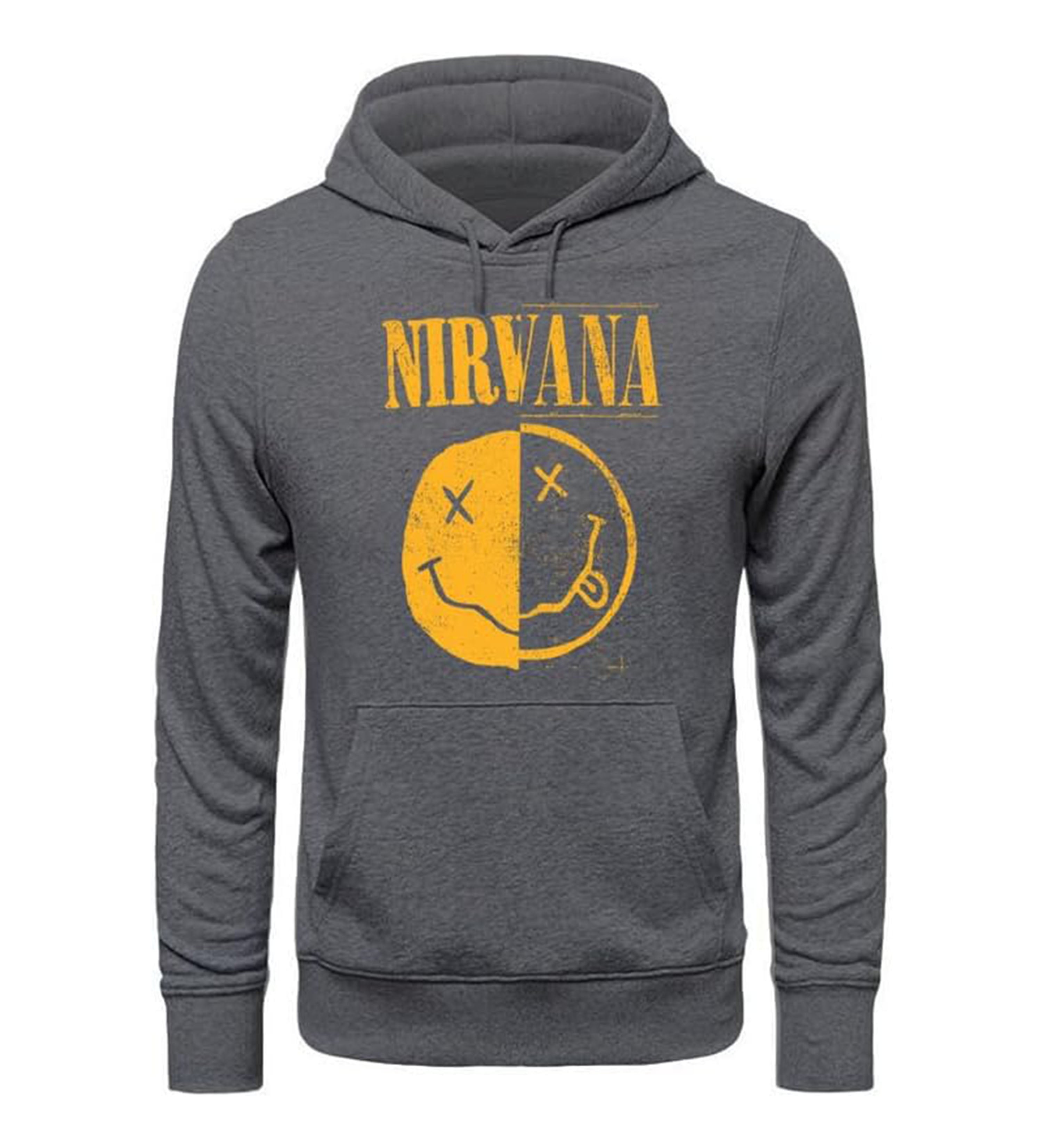 Nirvana's smiley face Smile Old School Rock Lover T-shirts Sleevless Hoodies S-3XL