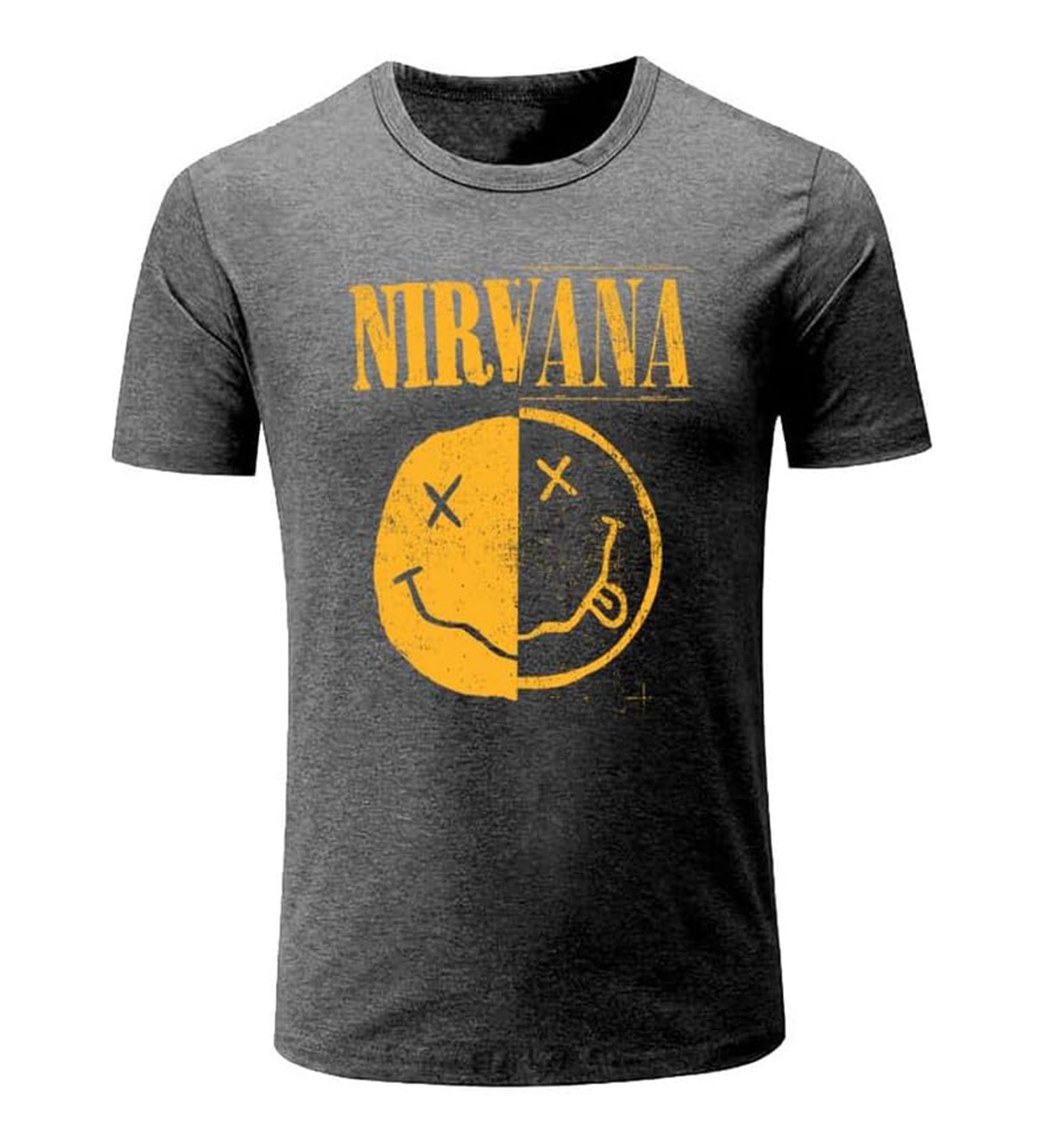 Nirvana's smiley face Smile Old School Rock Lover T-shirts Sleevless Hoodies S-3XL