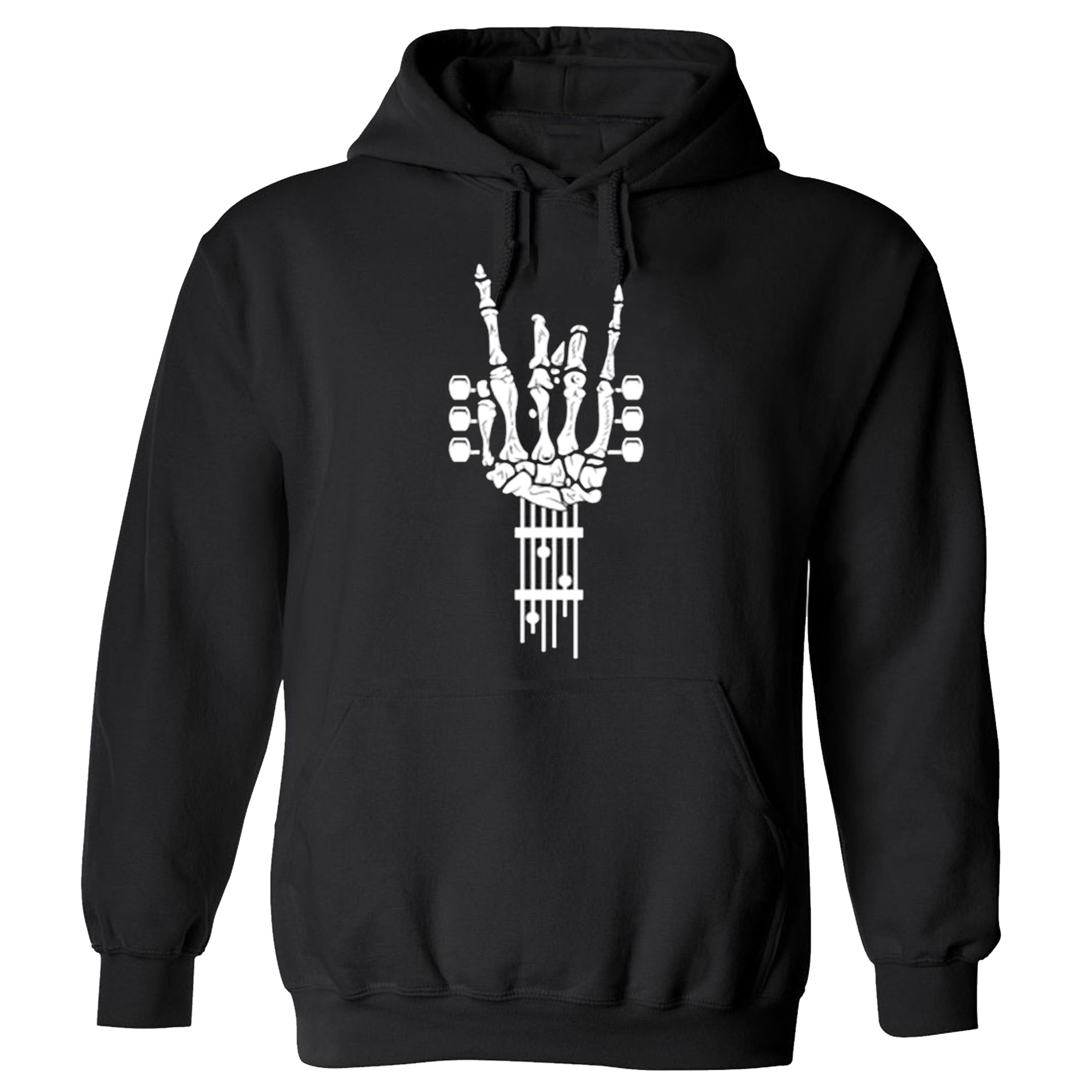 Rock and Roll Punk Rock Band Concert Guitar Accessories Gift Pullover Hoodie