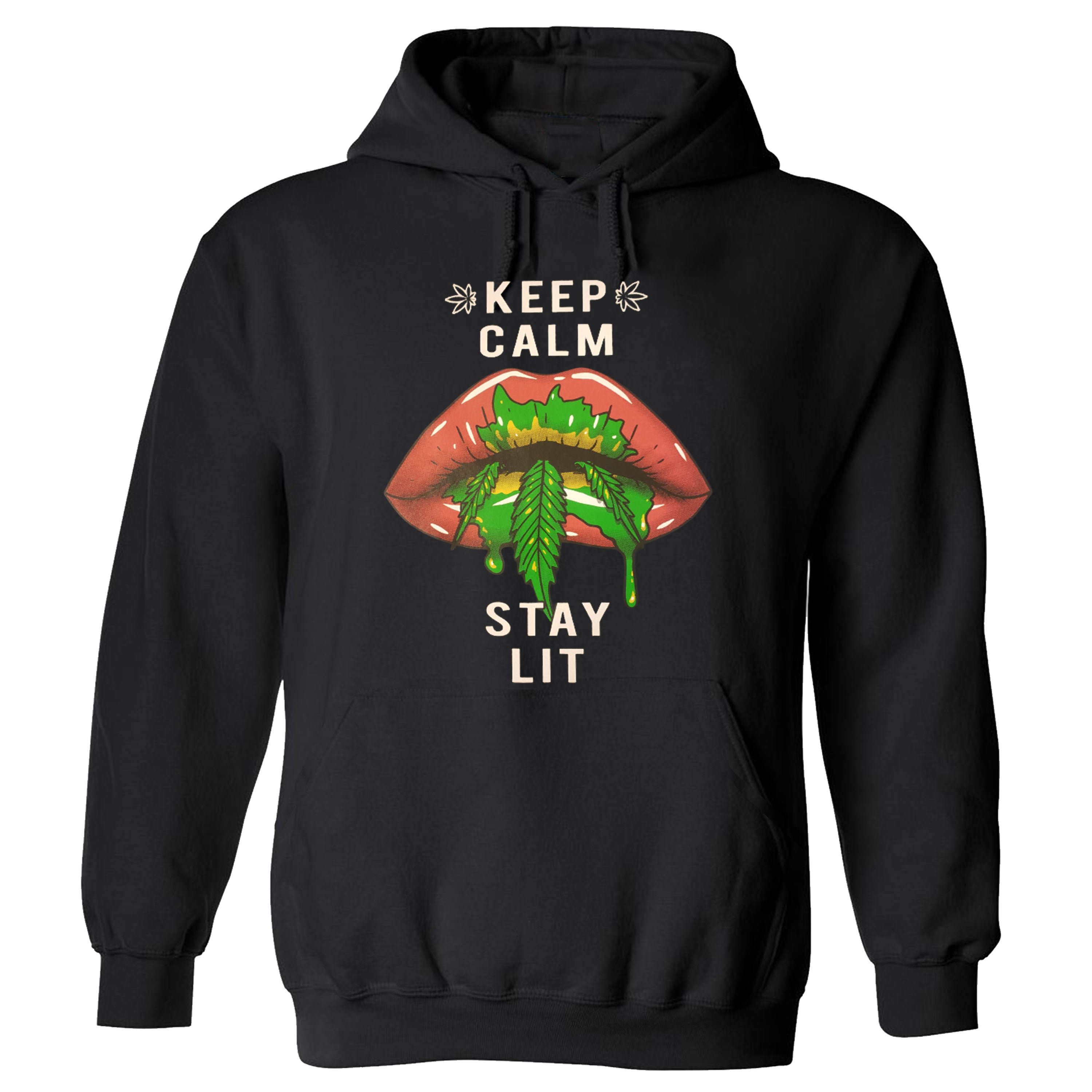 Marijuana weed 420 Cannabis Keep Calm Stay Lit T-shirts Sleevless Hoodies S-3XL