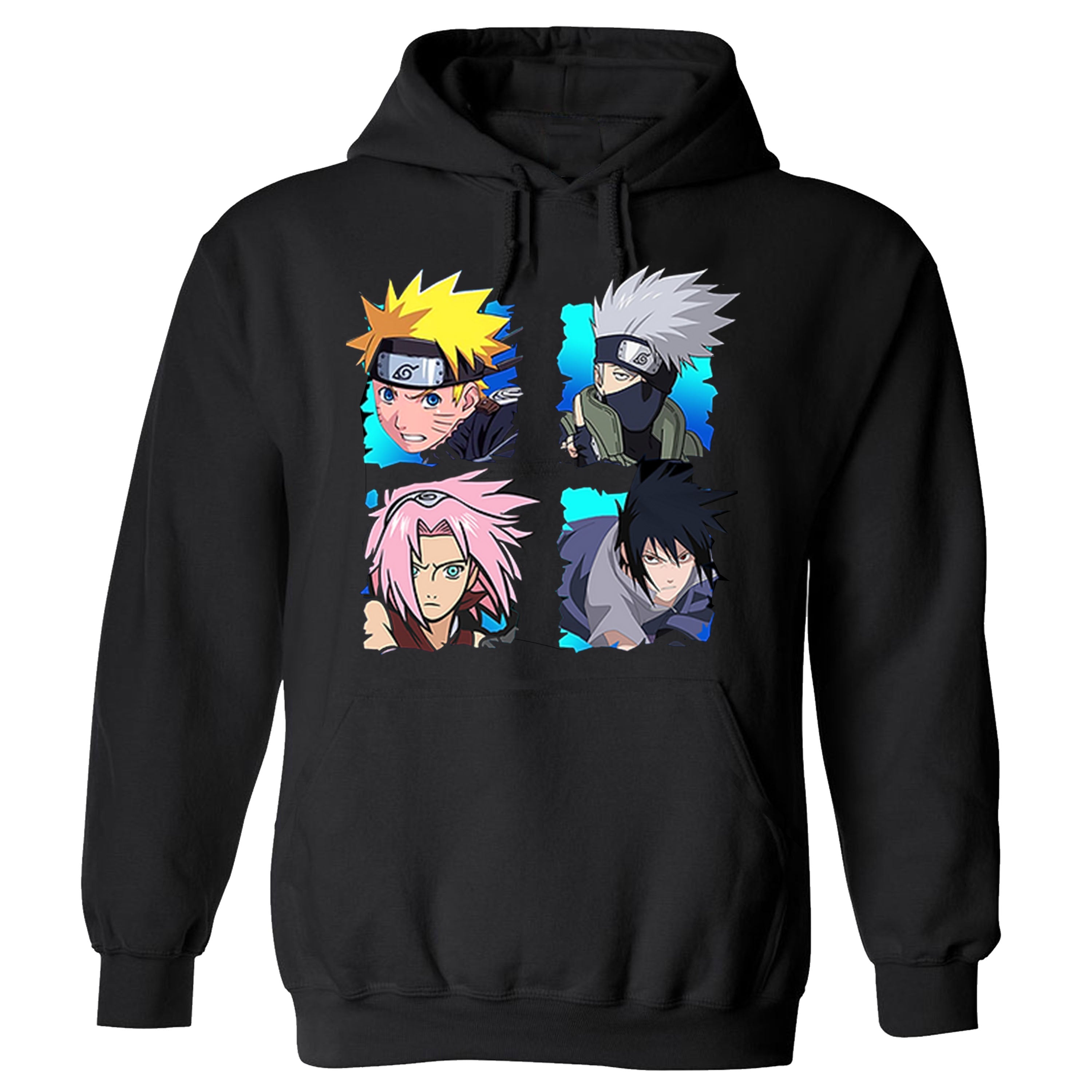 Naruto Shippuden 4 Heads, Naruto, Sakura, Kakashi Hatake, Japanese Ninja, Anime Manga Short Sleeve, Long Sleeve, Sleevless, Hoodies S-3XL