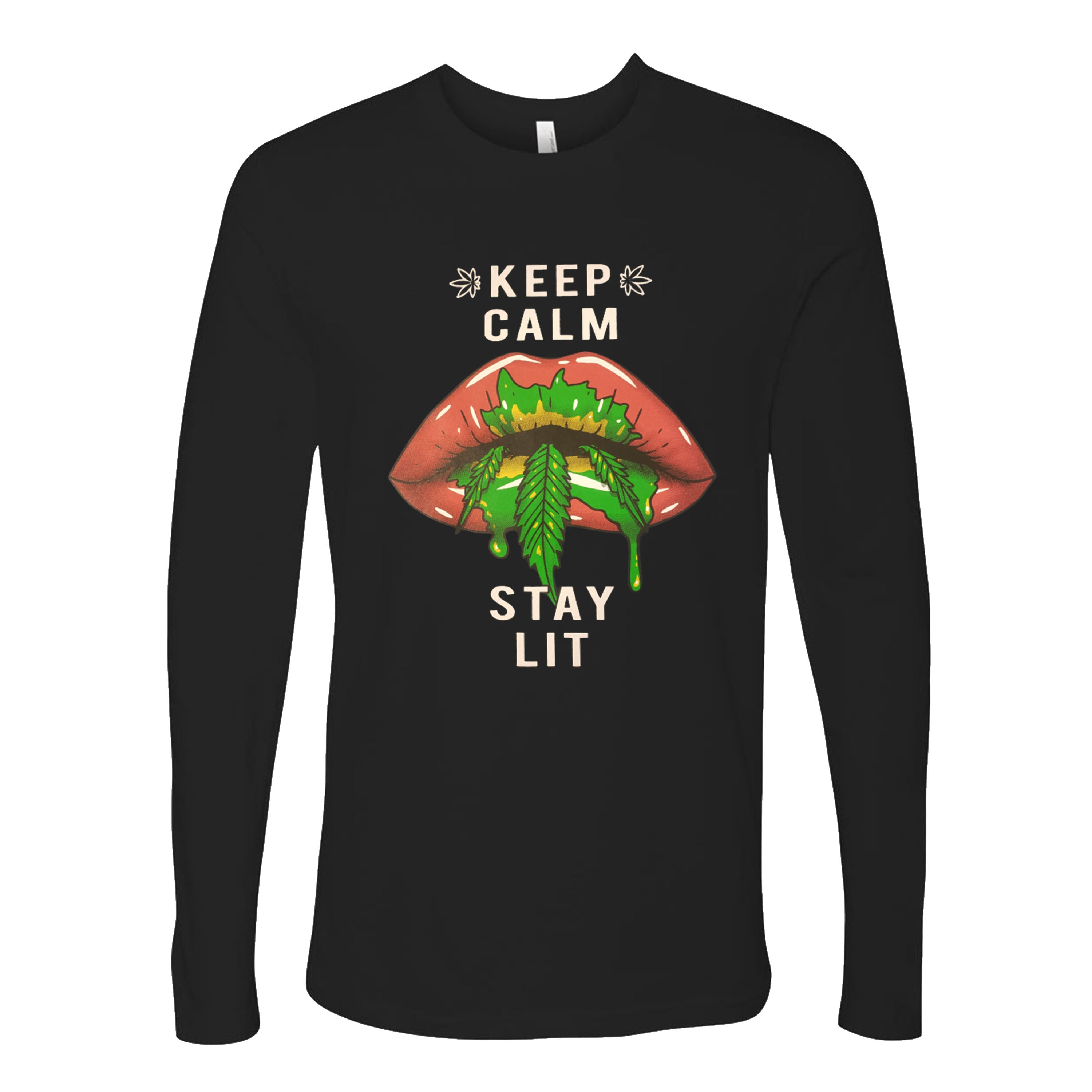 Marijuana weed 420 Cannabis Keep Calm Stay Lit T-shirts Sleevless Hoodies S-3XL