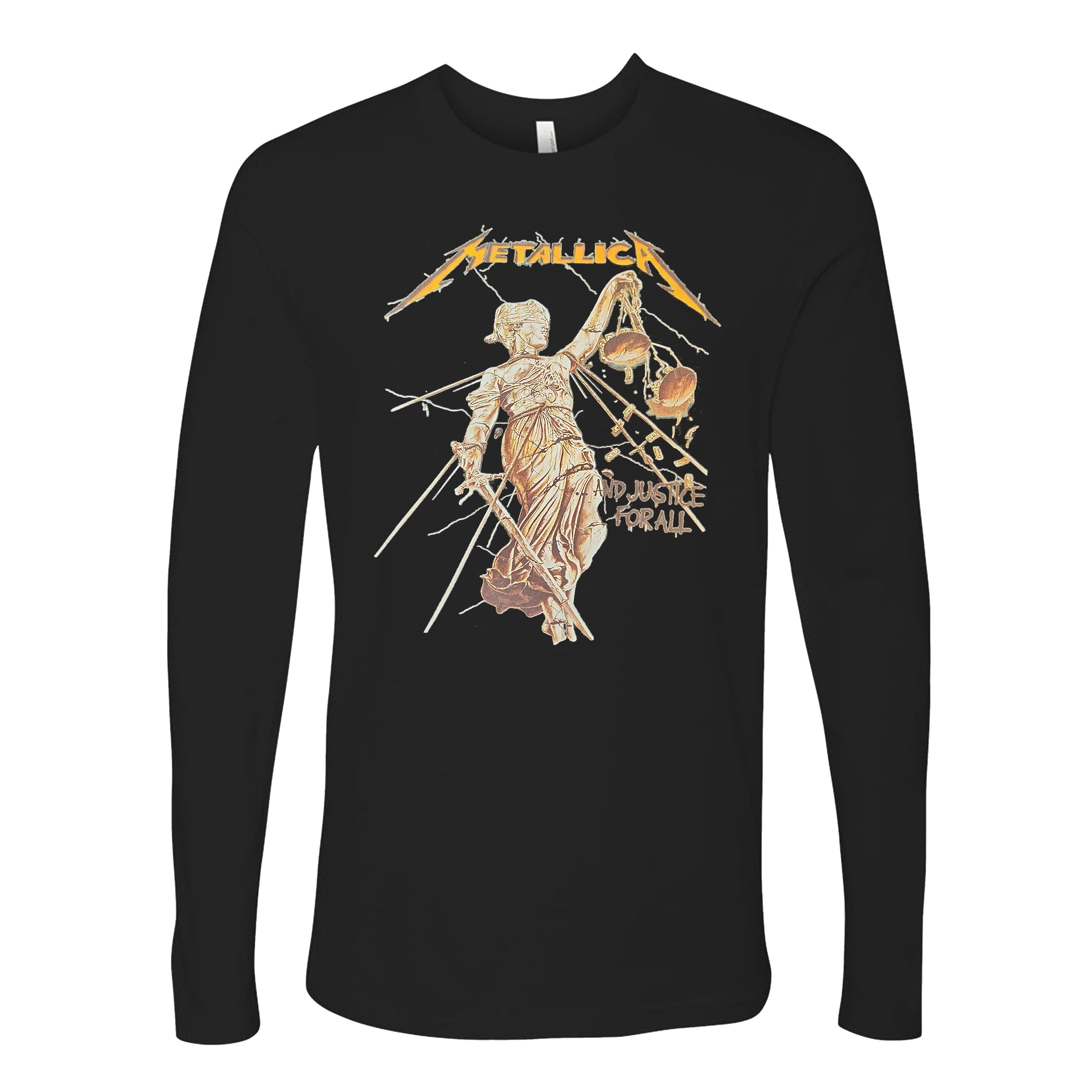 Metallica Men's Standard Justice for All  Short, Long Sleeve, Sleevless,  T-Shirt S-3XL