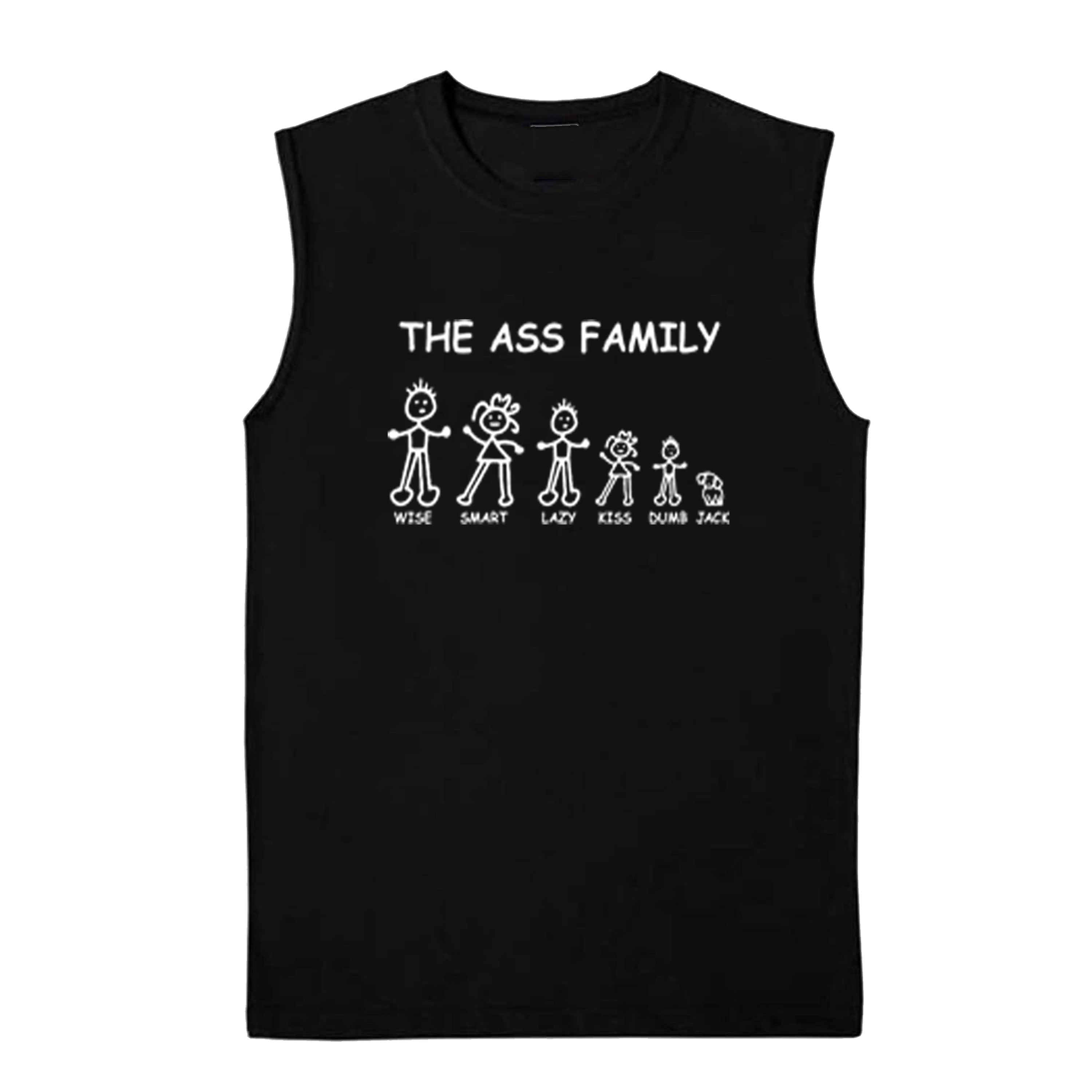 The Ass Family T-shirts Sleevless Hoodies S-3XL