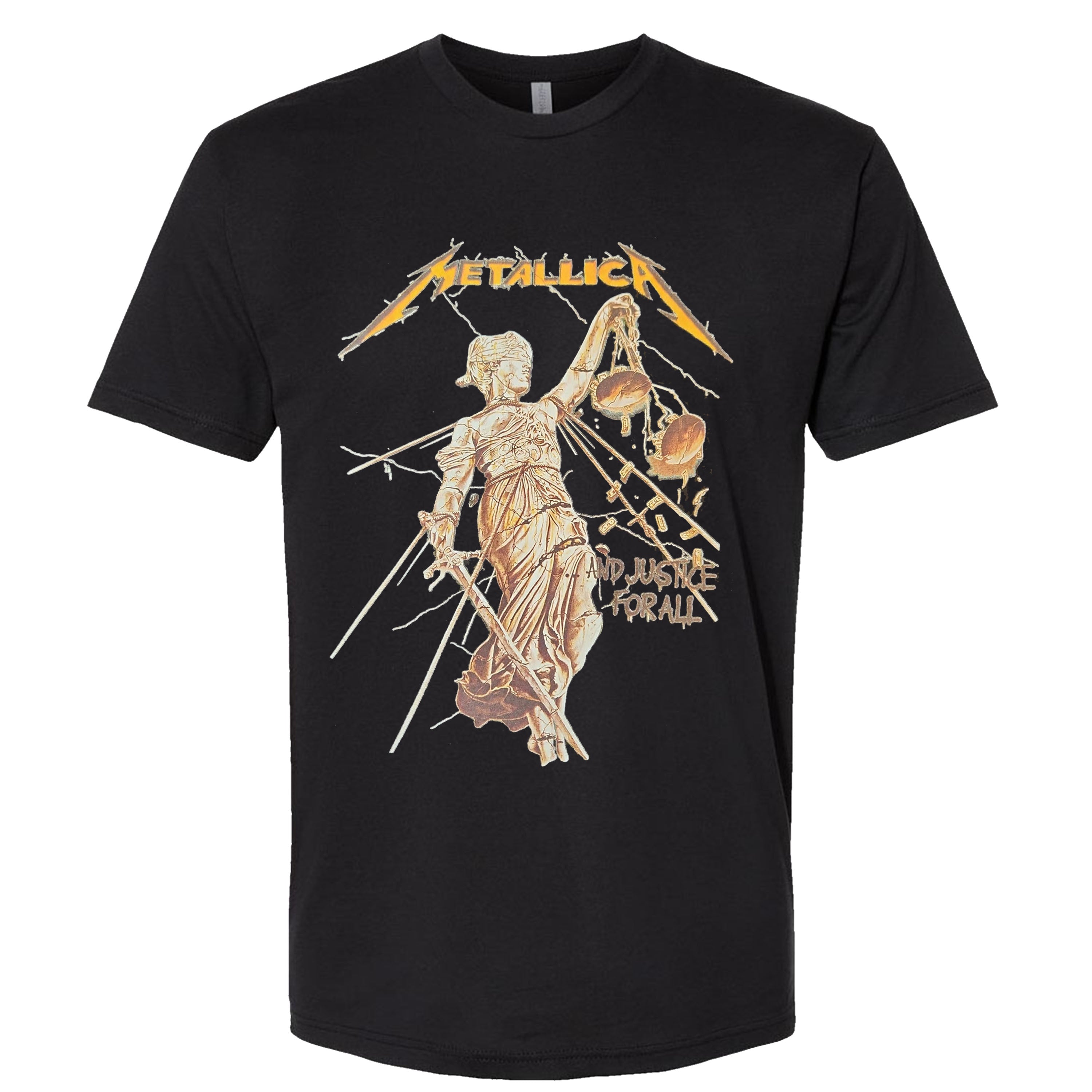 Metallica Men's Standard Justice for All  Short, Long Sleeve, Sleevless,  T-Shirt S-3XL