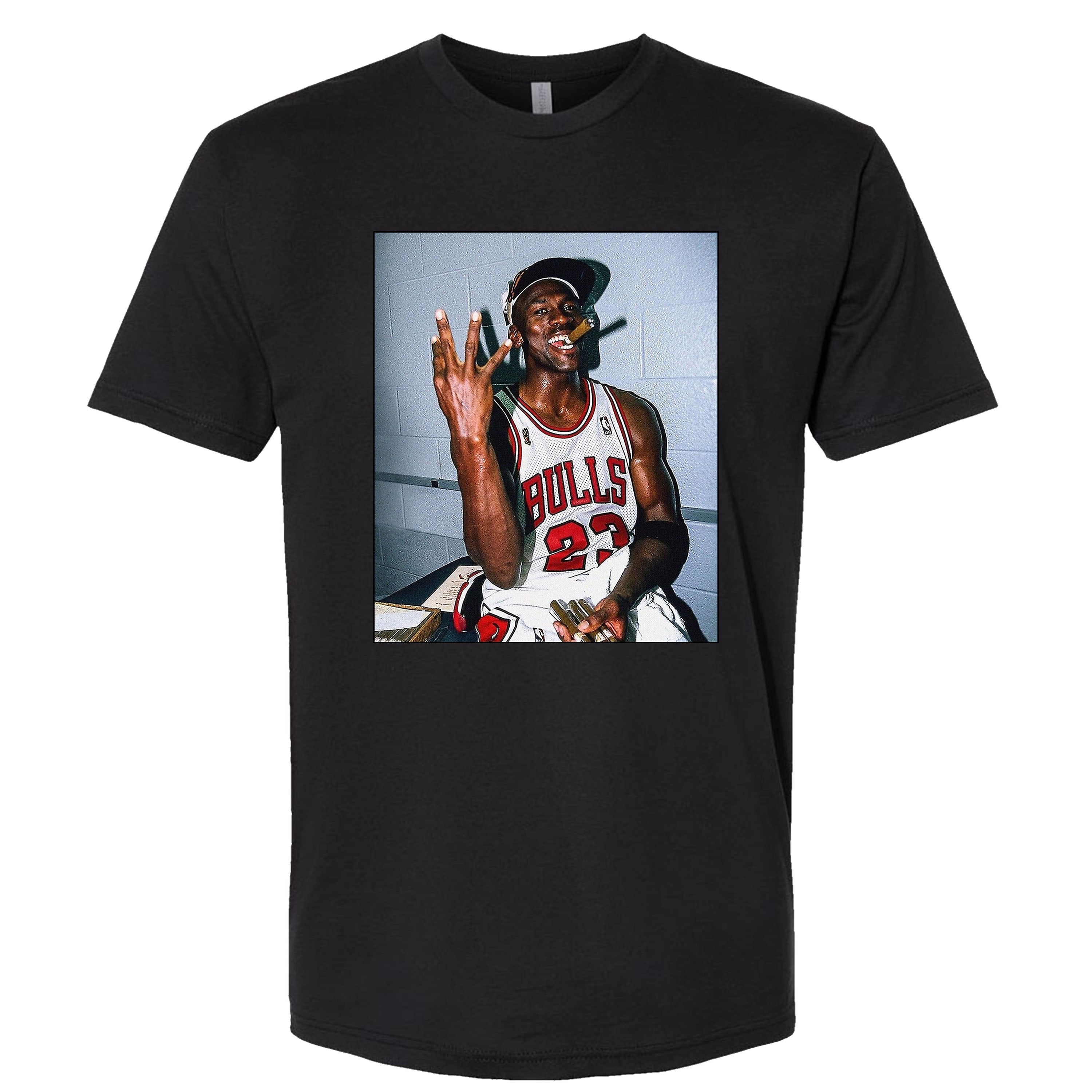 Chicago 1996 champions 23 MJ Lagend Michael Jordan Cigar T-shirts Sleevless Hoodies S-3XL