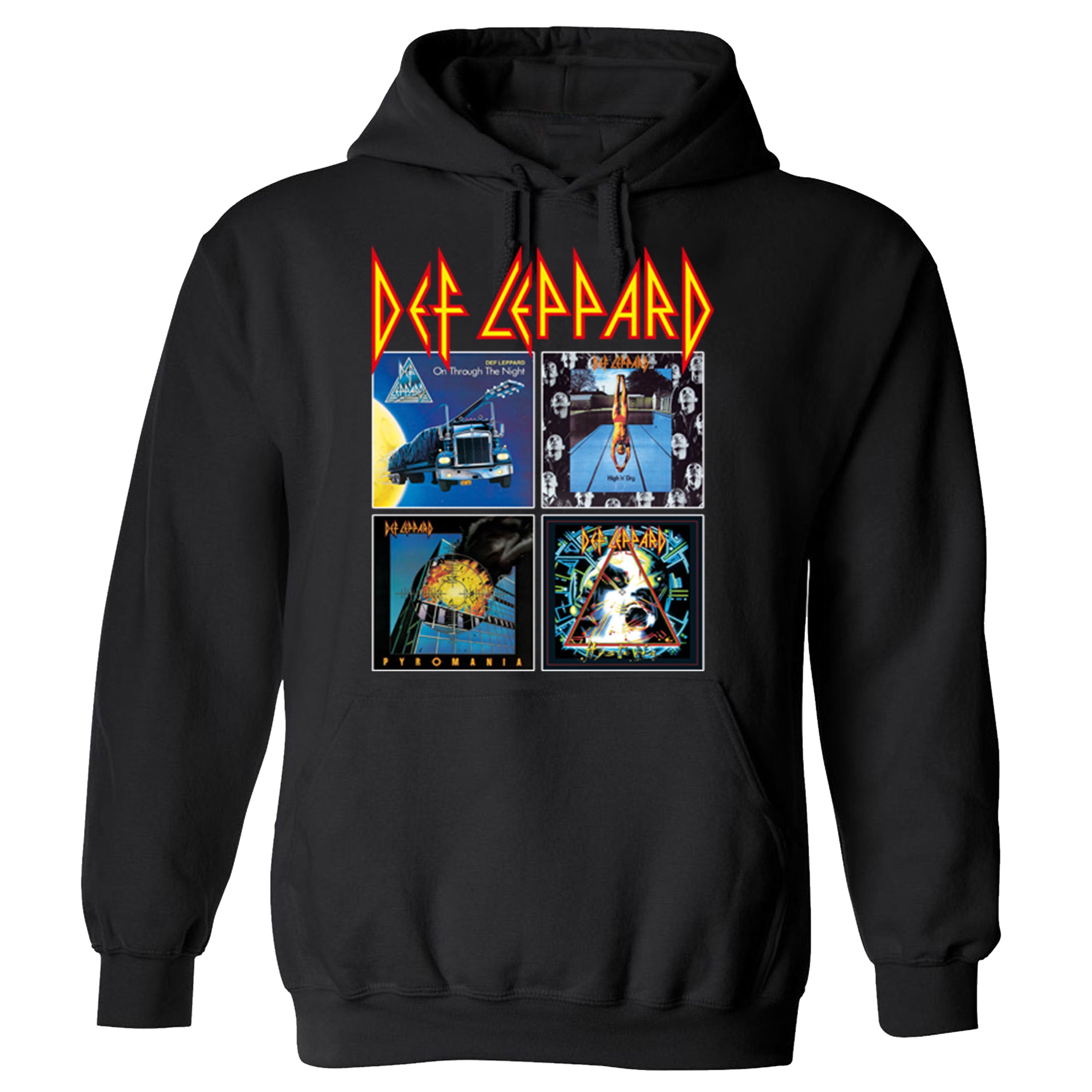 Def Leppard 1980s Heavy Hair Metal Band Rock & Roll T-shirts Sleevless Hoodies S-3XL