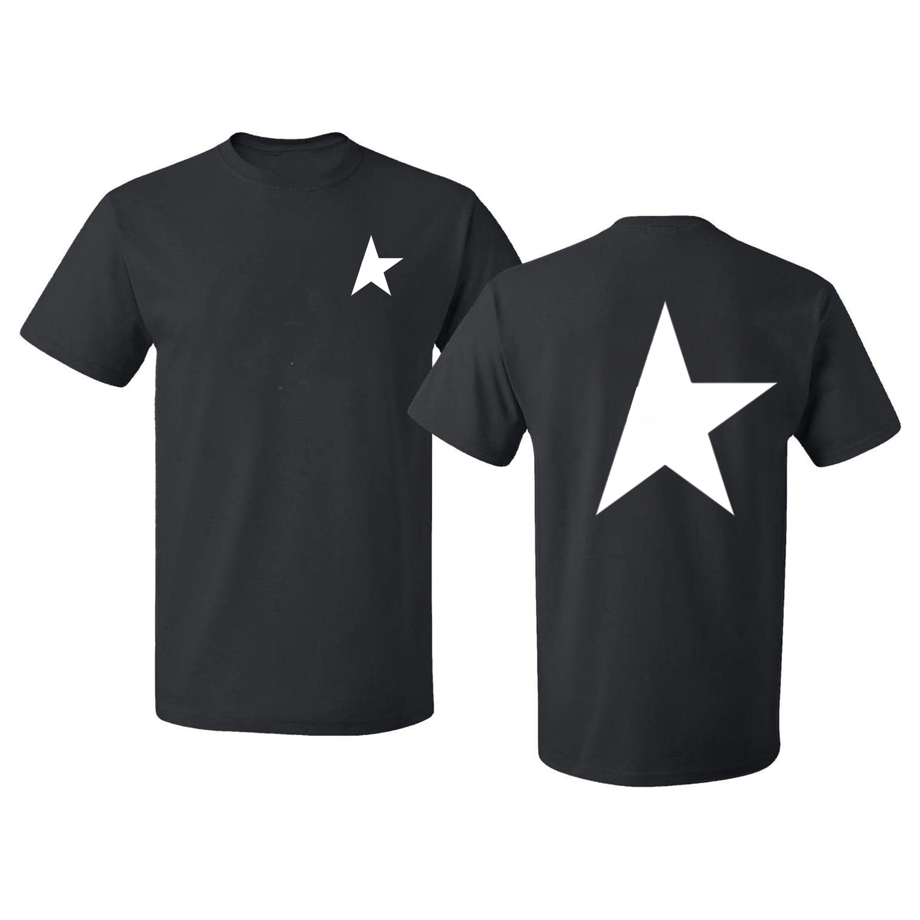 Star T-shirts Sleevless Hoodies S-3XL