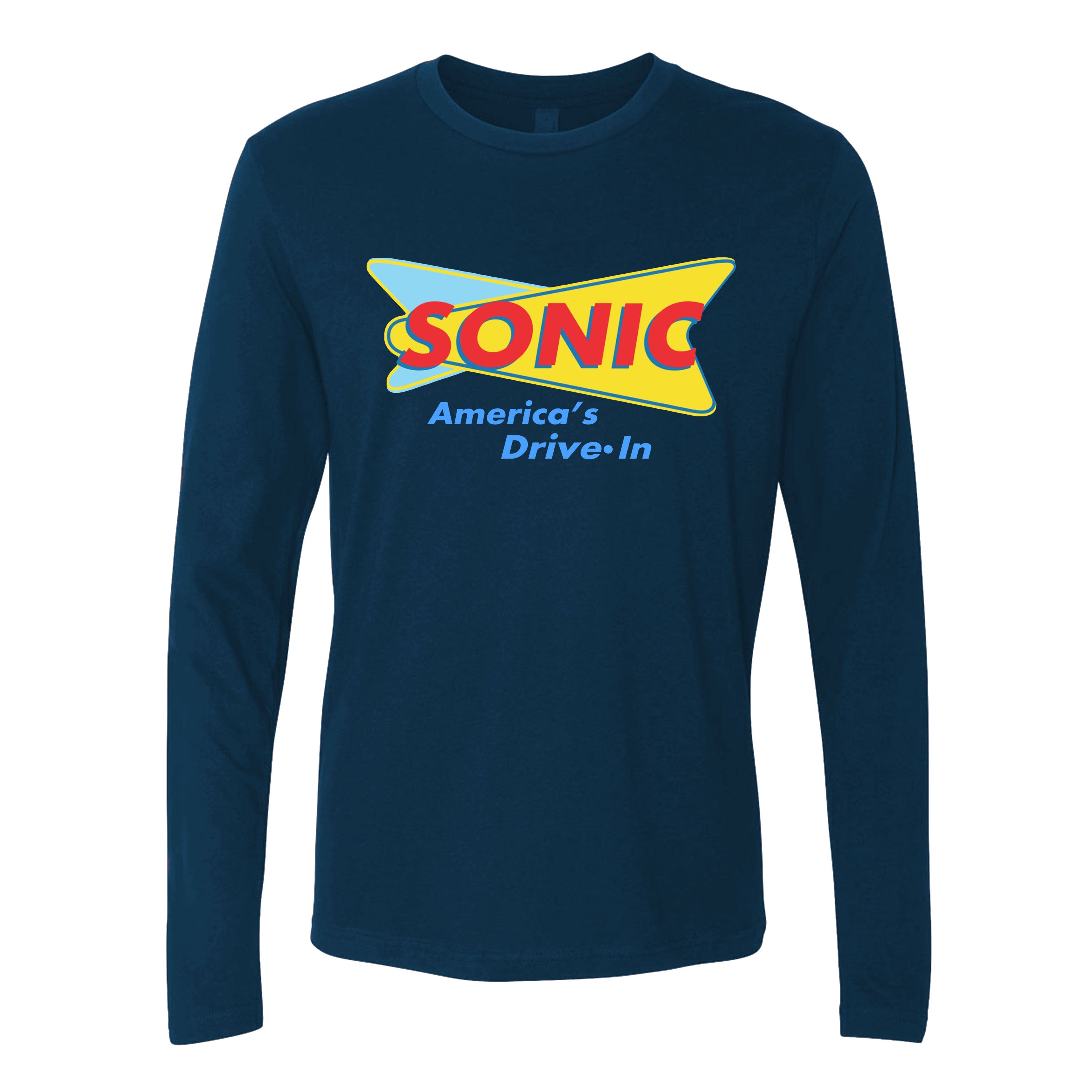 SONIC DRIVE in DINE TEE Tshirt Graphic Logo Mens Cotton Short Long Polo Sleeve Hoodie