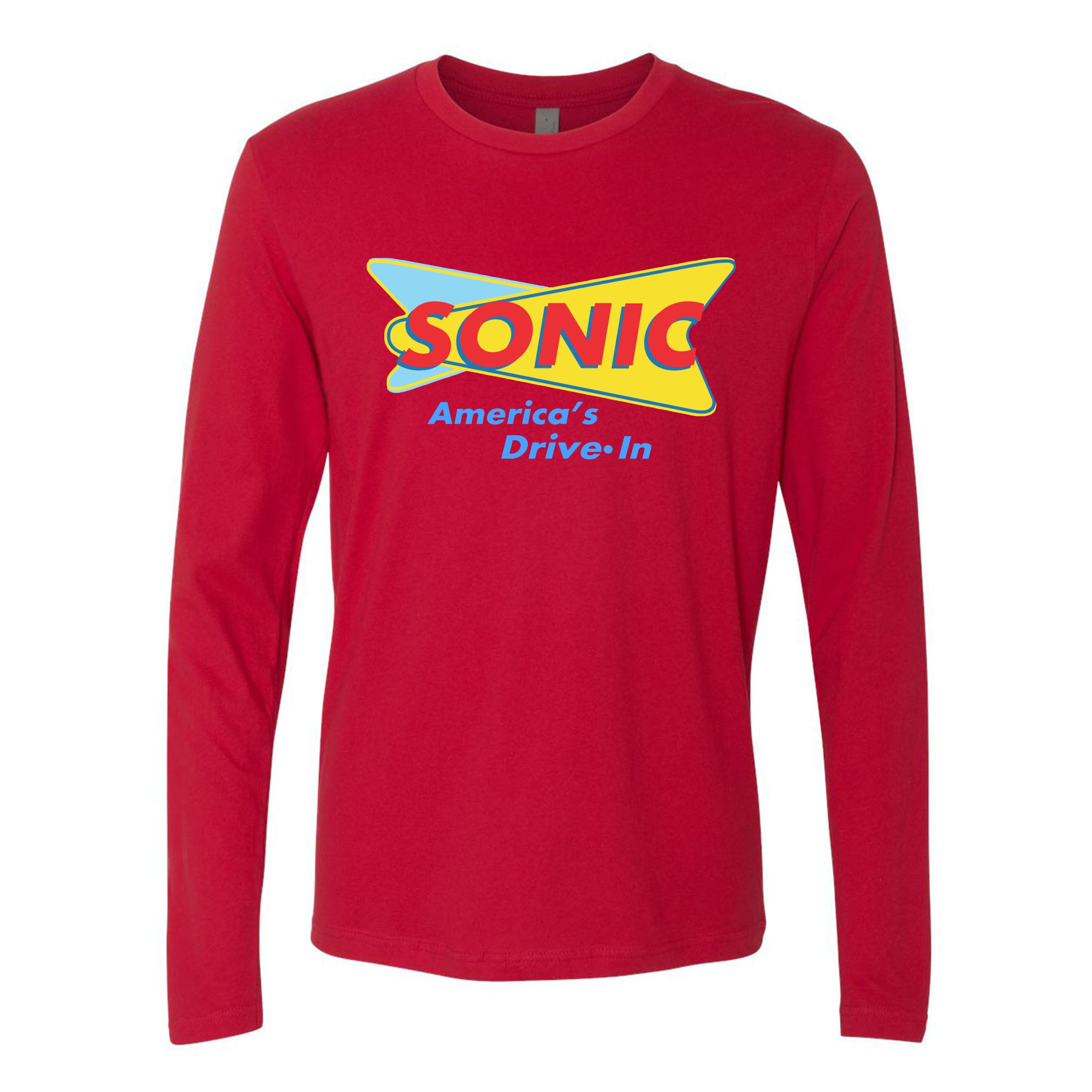 SONIC DRIVE in DINE TEE Tshirt Graphic Logo Mens Cotton Short Long Polo Sleeve Hoodie