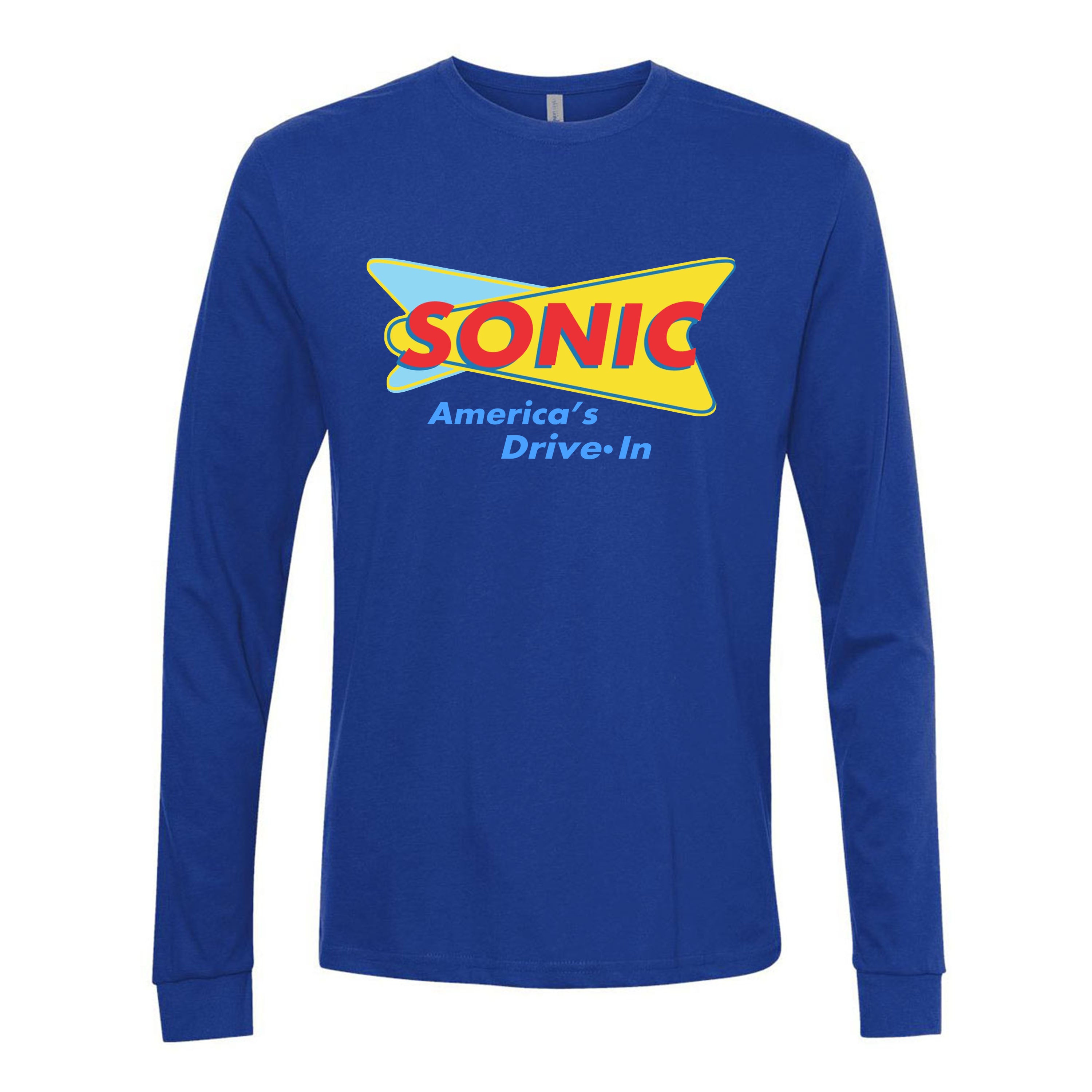 SONIC DRIVE in DINE TEE Tshirt Graphic Logo Mens Cotton Short Long Polo Sleeve Hoodie