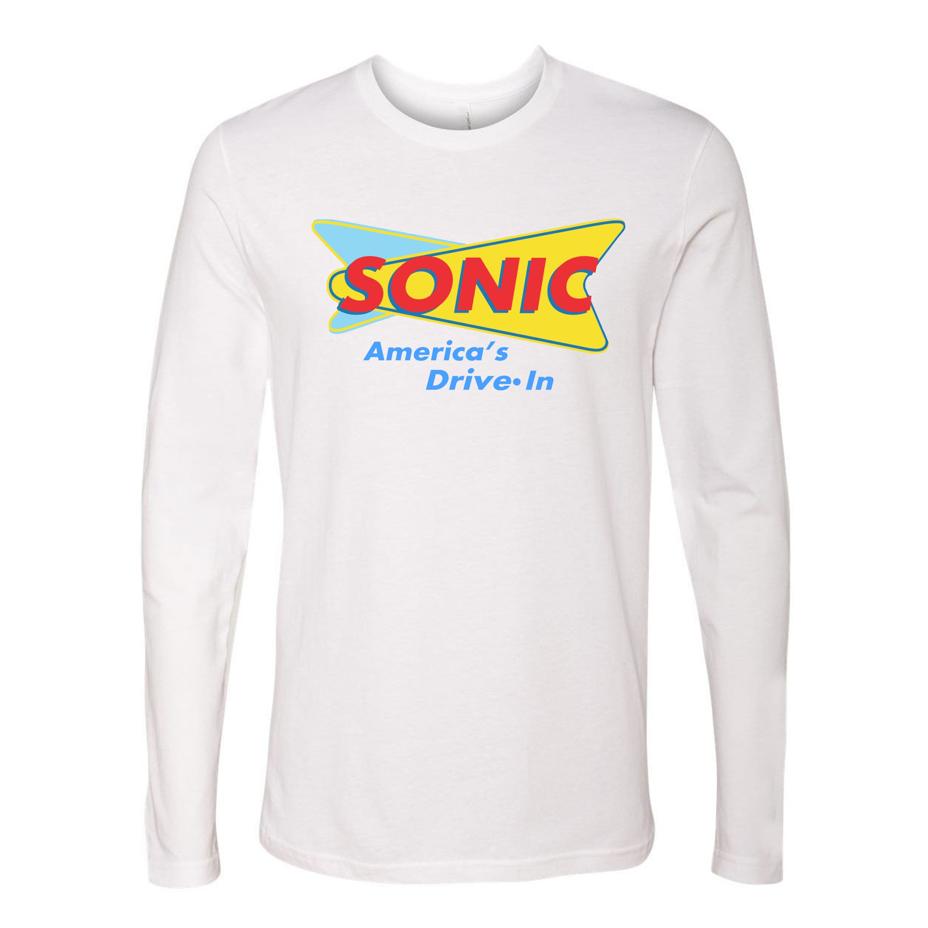 SONIC DRIVE in DINE TEE Tshirt Graphic Logo Mens Cotton Short Long Polo Sleeve Hoodie